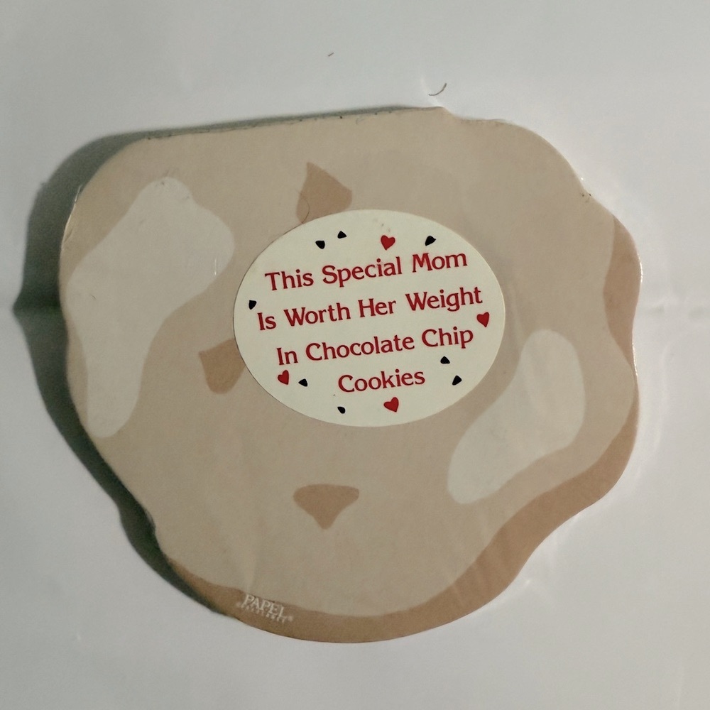 Special Mom Chocolate Chip Cookie Magnetic Notepad